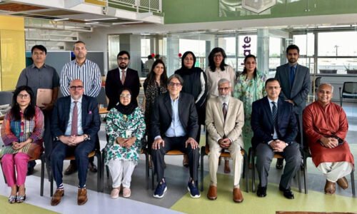 فیصل بینک وفد کا حبیب یونیورسٹی کا دورہ، تعلیم اور ترقی کے عزم کا اعادہ