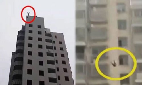 چین: 25 منزلہ عمارت سے گر کر معجزاتی طور پر 9 سالہ بچی بچ گئی