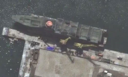 شمالی کوریا کی خفیہ، جدید ترین اور سب سے بڑے جنگی بحری جہاز کی تیاری، سیٹلائٹ تصاویر سے انکشاف