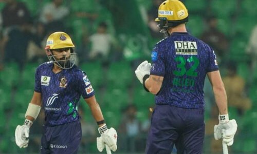 پی ایس ایل 10:کوئٹہ گلیڈی ایٹرز نے ملتان سلطانز کو 10 وکٹوں سے ہرادیا