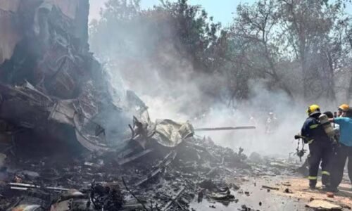 بھارتی شہر احمد آباد میں مسافر طیارہ گر کر تباہ ، 290 سے زائد افراد ہلاک