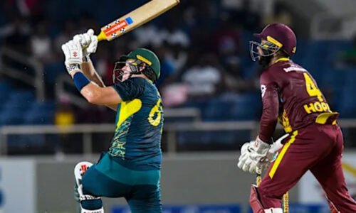 آسٹریلیا نے پہلے ٹی ٹوئنٹی میچ میں ویسٹ انڈیز کو شکست دے دی