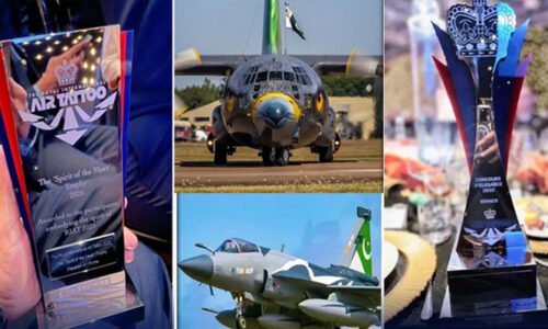 پاک فضائیہ کے طیاروں نے برطانیہ ایئر ٹیٹو شو میں عالمی اعزاز جیت لیے