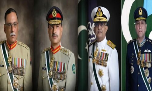 مسلح افواج کے سربراہان اور چیئرمین جوائنٹ چیفس آف سٹاف کمیٹی کی یوم آزادی پر قوم کو مبارکباد