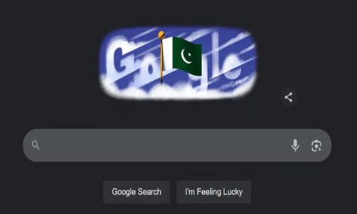 یوم آزادی ، گوگل نے قومی پرچم والا ڈوڈل جاری کر دیا