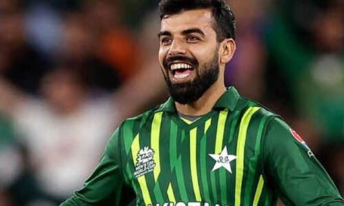 قومی کرکٹر شاداب خان کے ہاں پہلی بیٹی کی پیدائش