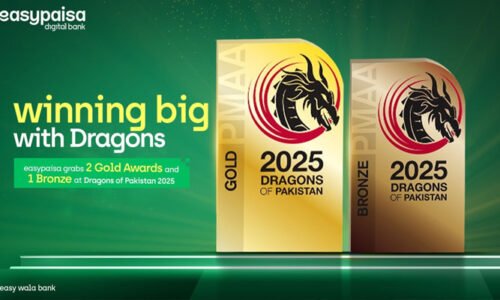 ایزی پیسہ کی ڈریگنز آف پاکستان 2025 میں شاندار کامیابی: 2 گولڈ اور 1 برونز ایوارڈ حاصل