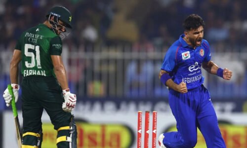 سہ ملکی سیریز چوتھا میچ،افغانستان نے پاکستان کو شکست دیدی