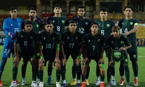 ساف انڈر17 فٹبال چیمپئن شپ، پاکستان شاندارکارکردگی کیساتھ سیمی فائنل میں داخل